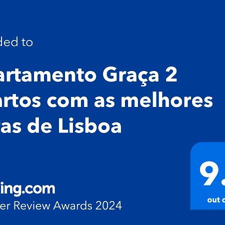 Appartement Apartamento Graça 2 quartos com as melhores vistas de Lisboa Extérieur photo